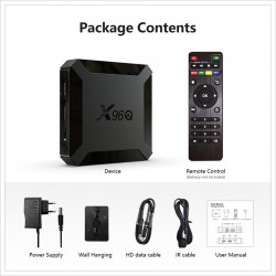 Android TV приставка Allwinner TV BOX X96Q |H313, 1GB RAM, 8GB ROM|