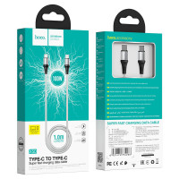 Кабель Hoco Type-C to Type-C Exquisito charging data cable X50 |1m, 5A, 100W|