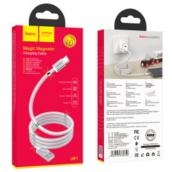 Кабель Hoco Type-C Magic magnetic charging U91 |1m, 3A|
