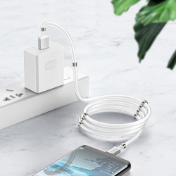 Кабель Hoco Type-C Magic magnetic charging U91 |1m, 3A|