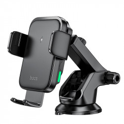 Тримач HOCO Jenny three-axis linkage wireless fast charging Car holder HW11 (center console) |15W|