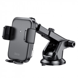 Тримач HOCO Jenny three-axis linkage wireless fast charging Car holder HW11 (center console) |15W|