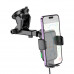 Тримач HOCO Jenny three-axis linkage wireless fast charging Car holder HW11 (center console) |15W|