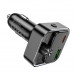 Адаптер автомобільний HOCO Fantasy car BT FM transmitter E81 |USB/Type-C, 30W/3A, PD/QC|