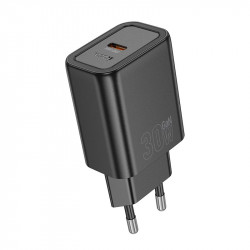 Адаптер мережевий HOCO gentle single port charger N62 |1Type-C, 30W/3A, PD/QC|