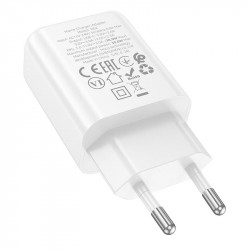 Адаптер мережевий HOCO gentle single port charger N62 |1Type-C, 30W/3A, PD/QC|
