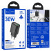 Адаптер мережевий HOCO Gentle charger N63 |1USB/1Type-C, 30W/3A, PD/QC|