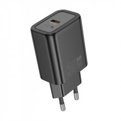 Адаптер мережевий HOCO Gentle charger N63 |1USB/1Type-C, 30W/3A, PD/QC|