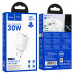 Адаптер мережевий HOCO Gentle charger N63 |1USB/1Type-C, 30W/3A, PD/QC|
