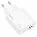 Адаптер мережевий HOCO Direct charger C142A |1USB/1Type-C, 20W/3A, PD/QC|