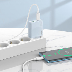 Адаптер мережевий HOCO Direct charger C142A (Type-C to Type-C set) |1USB/1Type-C, 20W/3A, PD/QC|