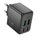 Адаптер мережевий HOCO Ocean charger CS18A |2USB/2Type-C, 45W/3A, PD/QC|