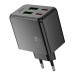 Адаптер мережевий HOCO Ocean charger CS18A |2USB/2Type-C, 45W/3A, PD/QC|