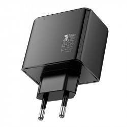 Адаптер мережевий HOCO Ocean charger CS18A |2USB/2Type-C, 45W/3A, PD/QC|