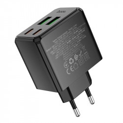 Адаптер мережевий HOCO Ocean charger CS18A |2USB/2Type-C, 45W/3A, PD/QC|
