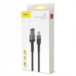 Кабель BASEUS Type-C Cafule HW Quick Charging Data Cable USB Double-sided Blind Interpolation |5A, 40W, 1M| (CATKLF-P91)