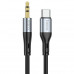 Кабель HOCO 3.5 mm to Type-C silicone digital audio conversion cable UPA22 |1M|