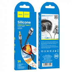 Кабель HOCO 3.5 mm to Type-C silicone digital audio conversion cable UPA22 |1M|