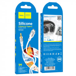 Кабель HOCO 3.5 mm to Type-C silicone digital audio conversion cable UPA22 |1M|