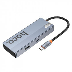 Hub адаптер HOCO Wow 5-in-1 multi-function converter HB50 (HDTV+PD+USB 3.0*3)