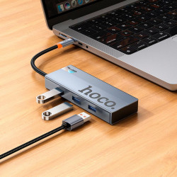 Hub адаптер HOCO Wow 5-in-1 multi-function converter HB50 (HDTV+PD+USB 3.0*3)