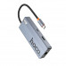 Hub адаптер HOCO Wow 6-in-1 multi-function converter HB51 (HDTV+RJ45+PD+USB 3.0*3)