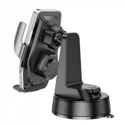 Тримач HOCO Traveler infrared RGB wireless fast charging Car holder (center console) HW27 |15W|