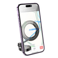 Тримач HOCO Advantage metal ring magnetic Car holder (center console) H51