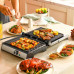 Електрогриль HOCO Dual heating smokeless non-stick electric frying pan HE40 |1000W, 5 mode temp|