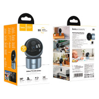 Камера відеоспостереження Hoco Indoor PTZ HD cameray gray D5 |3MP, FHD, IP54, Infrared|