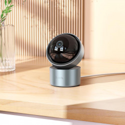 Камера відеоспостереження Hoco Indoor PTZ HD cameray gray D5 |3MP, FHD, IP54, Infrared|