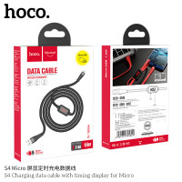 Кабель Hoco Micro USB з таймером S4 |1.2m, 2.4A|