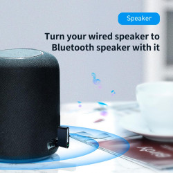 Аудіоадаптер Baseus BSBA-02 aux Wireless Audio Receiver |BT5.0, 10h|