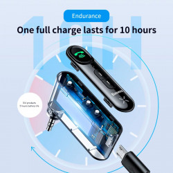 Аудіоадаптер Baseus BSBA-02 aux Wireless Audio Receiver |BT5.0, 10h|
