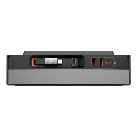 Baseus T-Space Series HUB for Tesla Cars With a retractable 45W type-C cable |2USB/2Type-C|