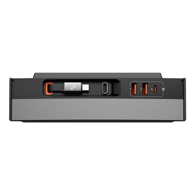 Baseus T-Space Series HUB for Tesla Cars With a retractable 45W type-C cable |2USB/2Type-C|