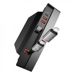 Baseus T-Space Series HUB for Tesla Cars With a retractable 45W type-C cable |2USB/2Type-C|