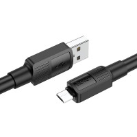 Кабель Hoco Micro USB Solid charging data cable X84 |1M, 2.4A|