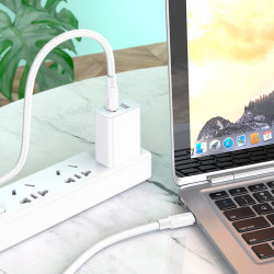 Кабель Hoco Type-C to Type-C Solid charging data cable X84 |1m, 60W, 3A|