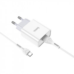 Адаптер мережевий Hoco Type-C cable Asombroso C81A |1USB, 2.1A|