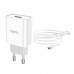 Адаптер мережевий Hoco Type-C cable Asombroso C81A |1USB, 2.1A|