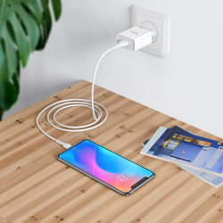 Адаптер мережевий Hoco Type-C cable Asombroso C81A |1USB, 2.1A|