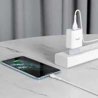 Адаптер мережевий Hoco Asombroso C81A |1USB, 2.1A|