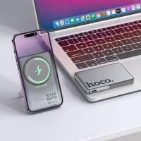 УМБ HOCO Sunlight power bank magnetic suction + holder Q36 5000mah |1Type-C, 20W/3A, PD/QC|