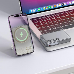УМБ HOCO Sunlight power bank magnetic suction + holder Q36A 10000mAh |1Type-C, 20W/3A, PD/QC|