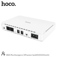 Mini DC UPS HOCO Emergency power bank 10000mAh DB25 Plus |DC 5/9/12v, USB, LAN, POE 15/24v|