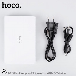 Mini DC UPS HOCO Emergency power bank 10000mAh DB25 Plus |DC 5/9/12v, USB, LAN, POE 15/24v|