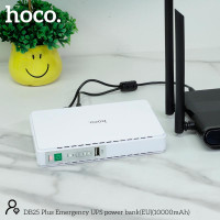 Mini DC UPS HOCO Emergency power bank 10000mAh DB25 Plus |DC 5/9/12v, USB, LAN, POE 15/24v|