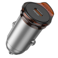 Адаптер автомобільний HOCO Rigorous single port Car charger NZ16 |1Type-C, 30W/3A, PD30W/QC|