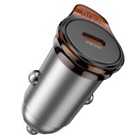 Адаптер автомобільний HOCO Rigorous single port Car charger NZ16 |1Type-C, 30W/3A, PD30W/QC|
